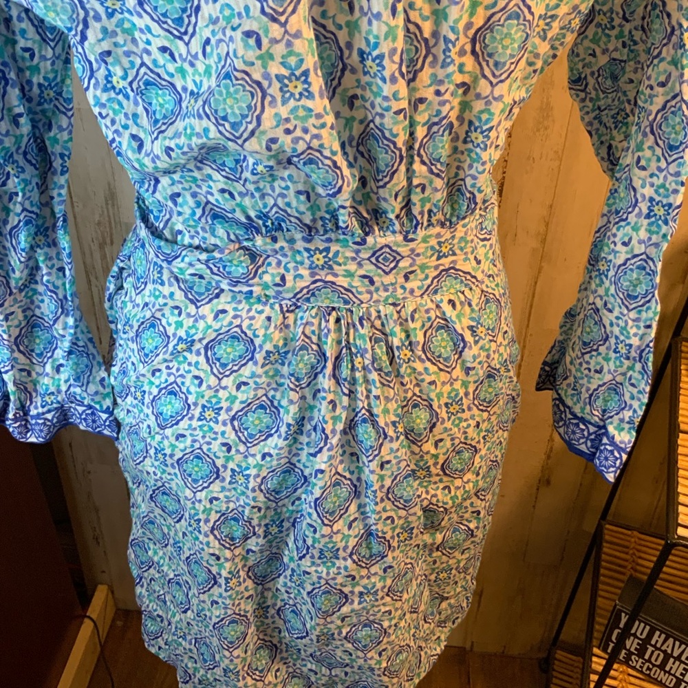 Oscar de la Renta cotton shirt robe. Size M - Picture 5 of 6